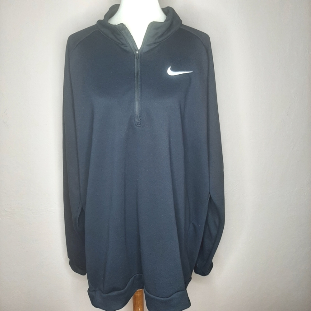 Nike 2XLT Black Dri Fit Pullover Sweatshirt